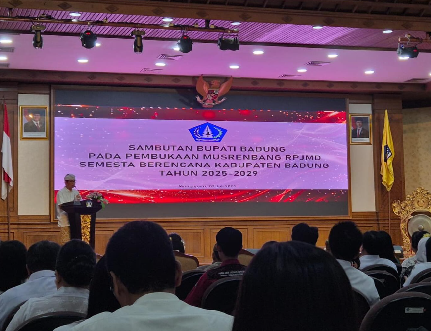 Pembukaan Musrenbang RPJMD Semesta Berencana Kabupaten Badung Tahun 2025-2029